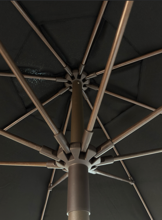 Sombrilla Modena O'Bravia Negra 2.7m