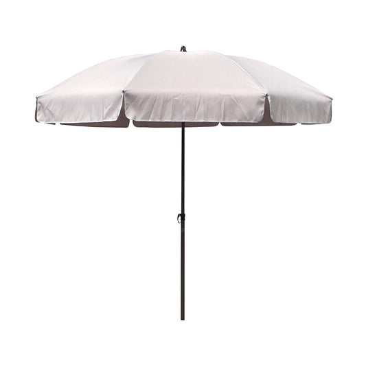 Sombrilla Sicilia color gris de poliéster 3m para jardín, terraza y restaurante