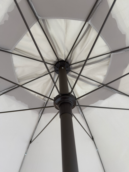 Sombrilla Toscana Gris 2.2m